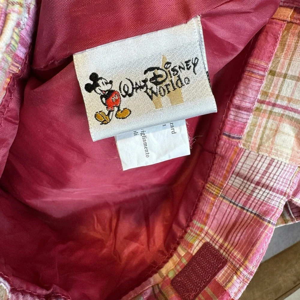 Disney Parks Mickey Mouse Patchwork Hobo Tote Bag Colorful Patches Purse
